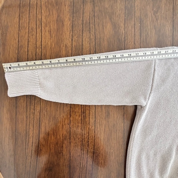 Philosophy 100% cotton split hem knit crew neck sweater size L - Picture 13 of 13